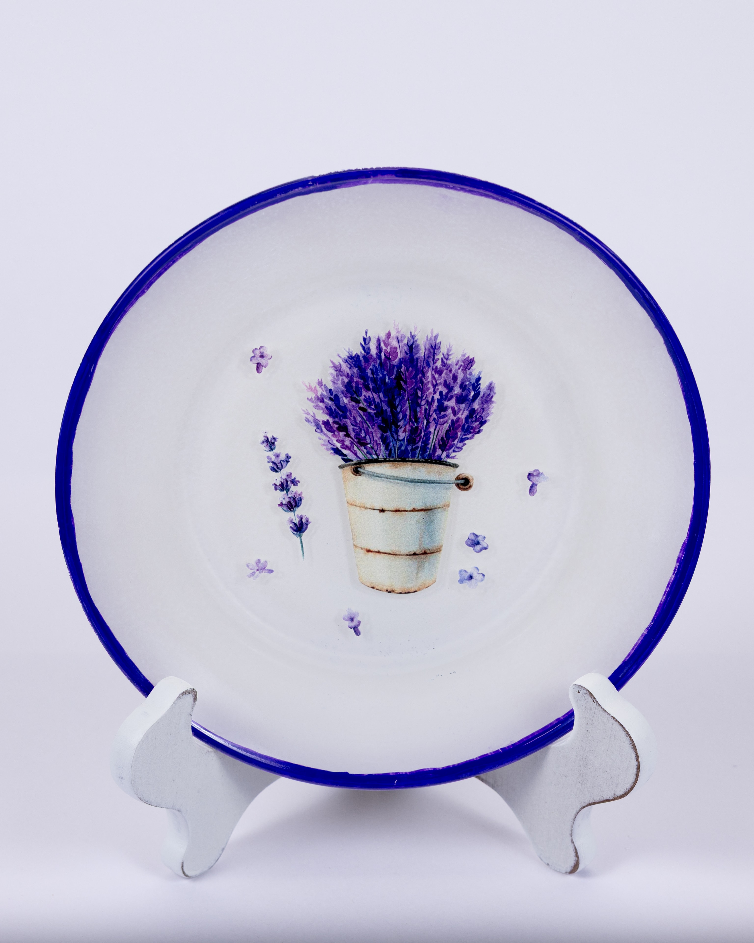 Lavender Bucket Plate