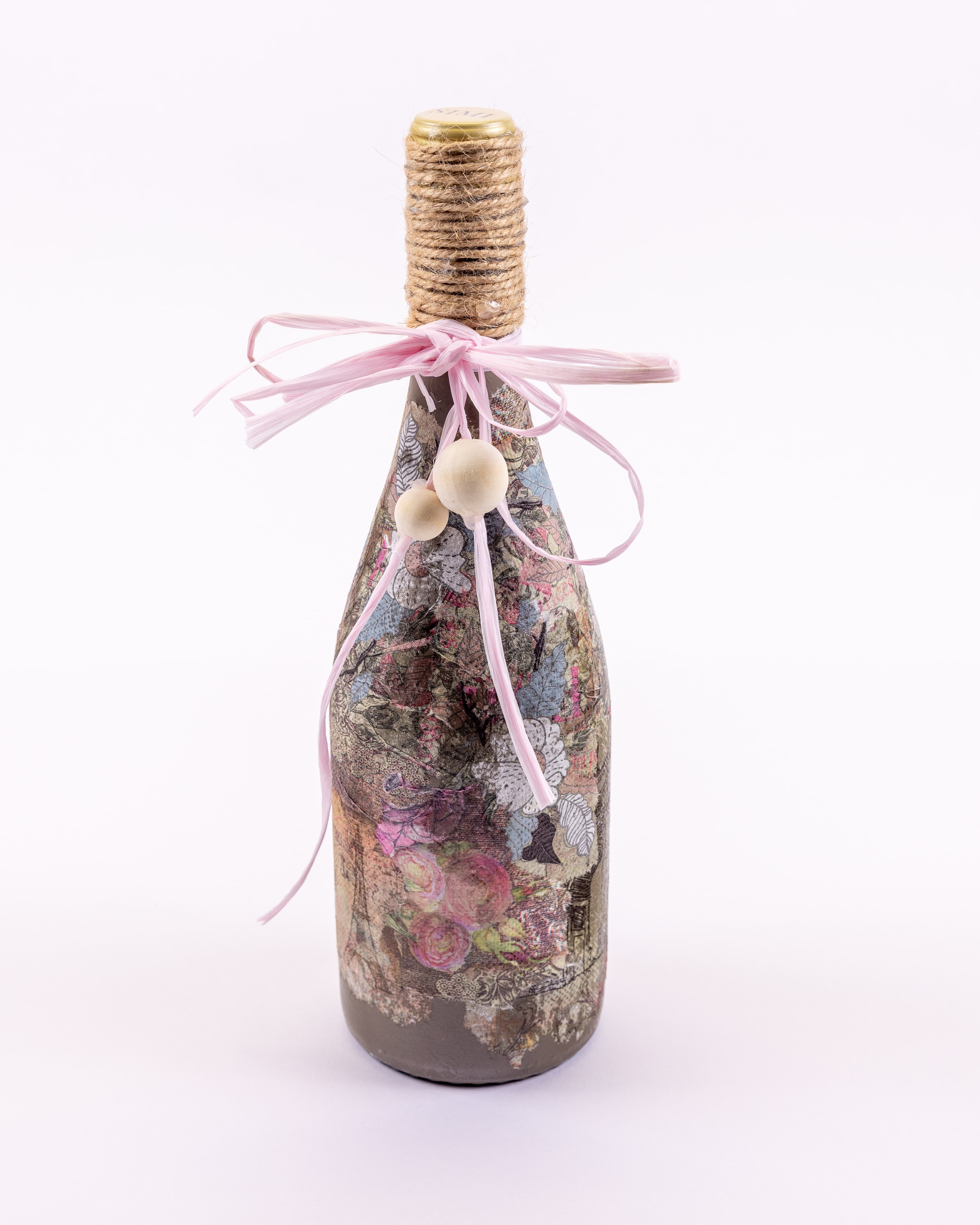 Vintage Rose Bottle